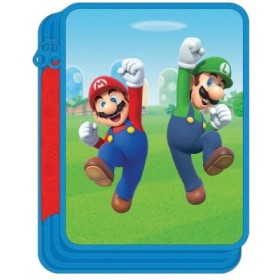 SUPER MARIO PLUMIER DOBLE