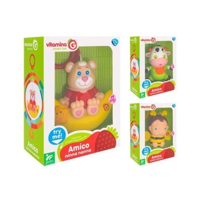 PULL BELL (VACA, ABEJA, OSO) 3 SURTIDOS PRU?BALO JUGUETES