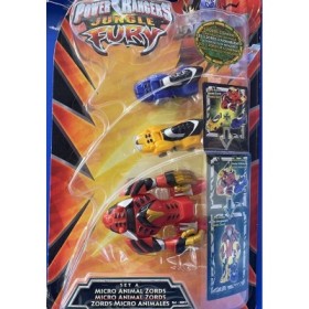 Bandai 30040 Power Rangers Jungle Fury - Set B Micro Animal ZORDS