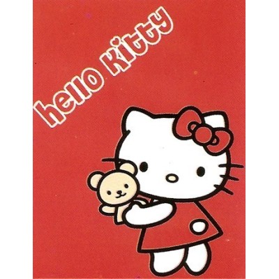 MANTA HELLO KITTY ROJA