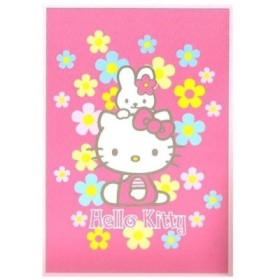 MANTA POLAR HELLO KITTY FLORES