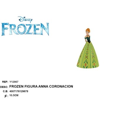ANNA PRINCESA CORONACION FIGURA PVC-FROZEN 10CM