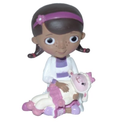 FIGURA PVC DOCTORA JUGUETES CON LAMBIE -7,50CM