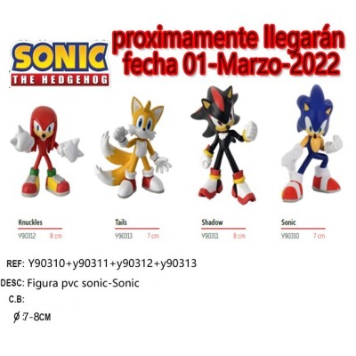 FIGURAS PVC TAILS 8CM-SONIC