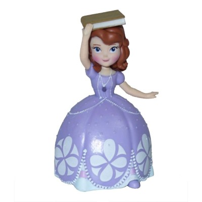 FIGURA PRINCESA SOFIA CON LIBRO - 7CM