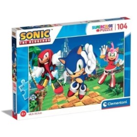SONIC PUZZLE  SUPER COLOR 104 PZAS