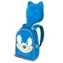 SONIC MOCHILA CON CAPUCHO 3D 31CM