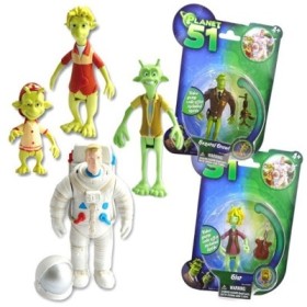 PLANET 51 PACK 6 FIGURAS ARTICULADAS EN BLISTER INDIVIDUAL