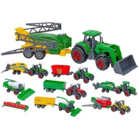 TRACTOR FRICCION CON REMOLQUE 8MODELO C/CAJA