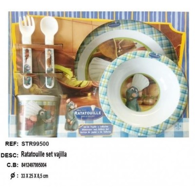 RATATOUILLE SET VAJILLA 33 X 25 X 8.5CM