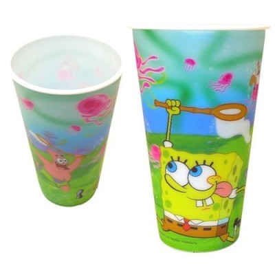 BOB ESPONJA VASO PLASTICO 3D