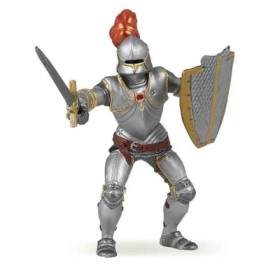 CABALLERO CON ARMADURA Y PLUMA ROJO PAPO