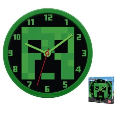 MINECRAFT RELOJ DE PARED