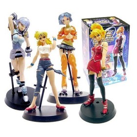 SUPER ROBOT OG HEROIN - CHICAS EN CAJA SORPRESA PACK DE 4 MODELOS