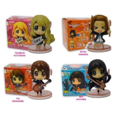 FIGURAS DEFORMA K-ON 4 MODELOS SURTIDOS 7CM
