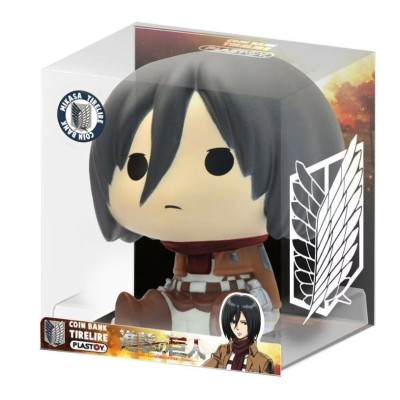 MIKASA Attack on Titan Hucha Chibi Eren 15CM PLASTOY