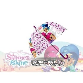 SHIMMER & SHINE PARAGUAS TRANSPARENTE MANUEL 48CM