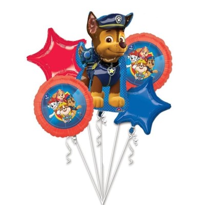 GLOBOS B.BOUQUET PAW PATROL 5UDS