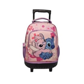 STITCH MOCHILA GRANDE CON TROLLEY 3CREMALLERA 44CM