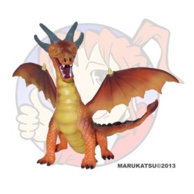 DRAGON SENTADO NARANJA 12 X 13CM