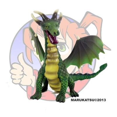 DRAGON SENTADO_VERDE_AMARILLO 12 X 13CM