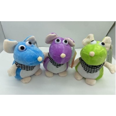 RATON PELUCHE 3MODELO 20CM