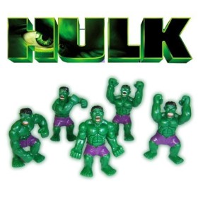 MINIFIGURA HULK PACK DE 5 FIGURAS