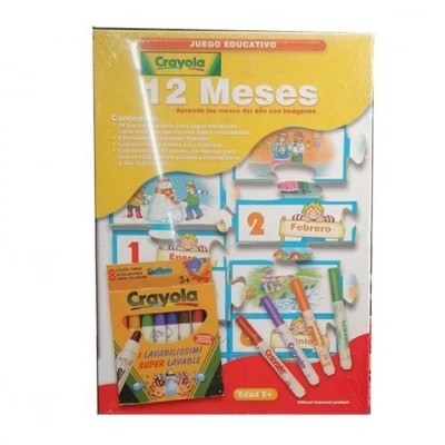 CRAYOLA JUEGO EDUCATIVO 12MESES