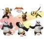 FIGURA PVC KUNG FU PANDPACK 6 MODELO 10CM