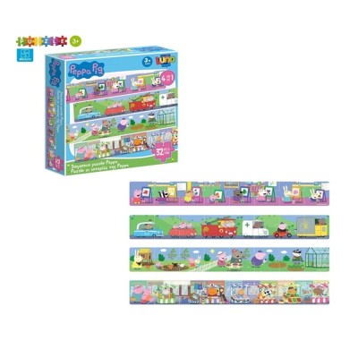 PEPPA PIG PUZZLE 4EN1 32PCS 48X6CM