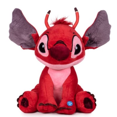 Leroy stitch peluche sentado con sonido 20cm