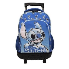 STITCH MOCHILA GRANDE CON TROLLEY 3CREMALLERA 44CM