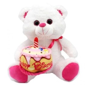 OSO TARTA CUMPLEANOS PELUCHE 30CM