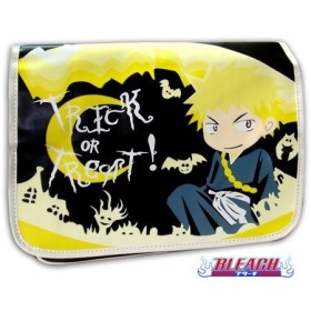 BOLSA BANDOLERA BLEACH ICHIGO (AMARILLO Y NEGRO)