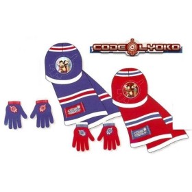 CODIGO LYOKO CONJUNTO GORRO + BUFANDA + GUANTES