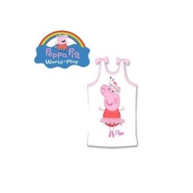 PEPPE PIG CAMISETA BLANCA PACK 2/4/6