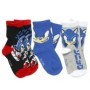 sonic pack 3 calcetines para ninos