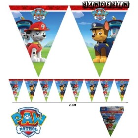BANDERIN DE PLASTICO PAW PATROL LETS ROLL