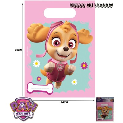 BOLSA DE REGALO PAW PATROL SKYE Y EVEREST PK- 6UDS