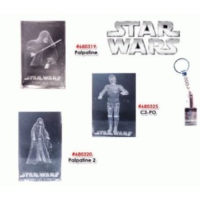 STAR WARS LLAVERO CON LUZ (PRECIO PACK DE 3 UNIDADES)