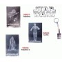 STAR WARS LLAVERO CON LUZ (PRECIO PACK DE 3 UNIDADES)