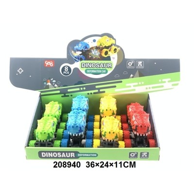 Coche de dinosaurio inercial todoterreno