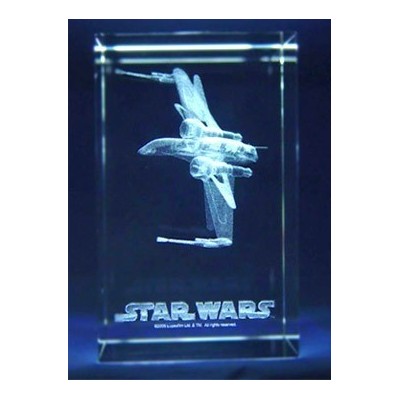 ARC-170 FIGHTER - PISAPAPEL CRISTAL