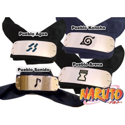 BANDANA PEQUE?崱鐰 NARUTO CON CINTA NEGRO (SELECCION)
