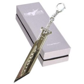 LLAVERO ESPADA DE CLOUD EN CAJA DE FFAC FINAL FANTASY VII