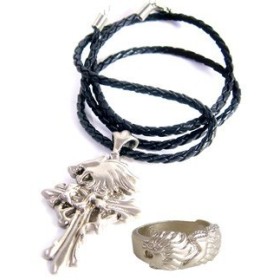 SET DE COLGANTE CON ANILLO FFVIII - LIONHEART
