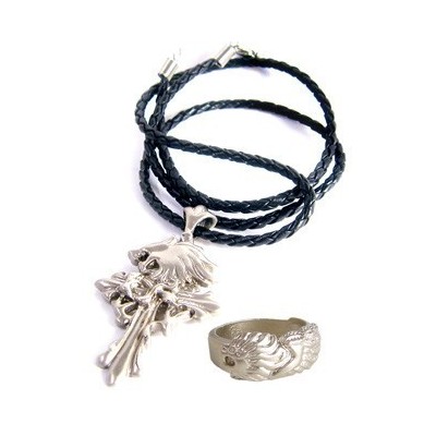 SET DE COLGANTE CON ANILLO FFVIII - LIONHEART