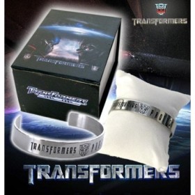 TRANSFORMERS PULSERA METAL CON CAJA