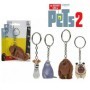 PETS FIGURA CON LLAVERO PACK 4 MODELO SURTIDOS