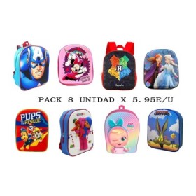 MOCHILA 3D PACK OFERTA 8MODELO